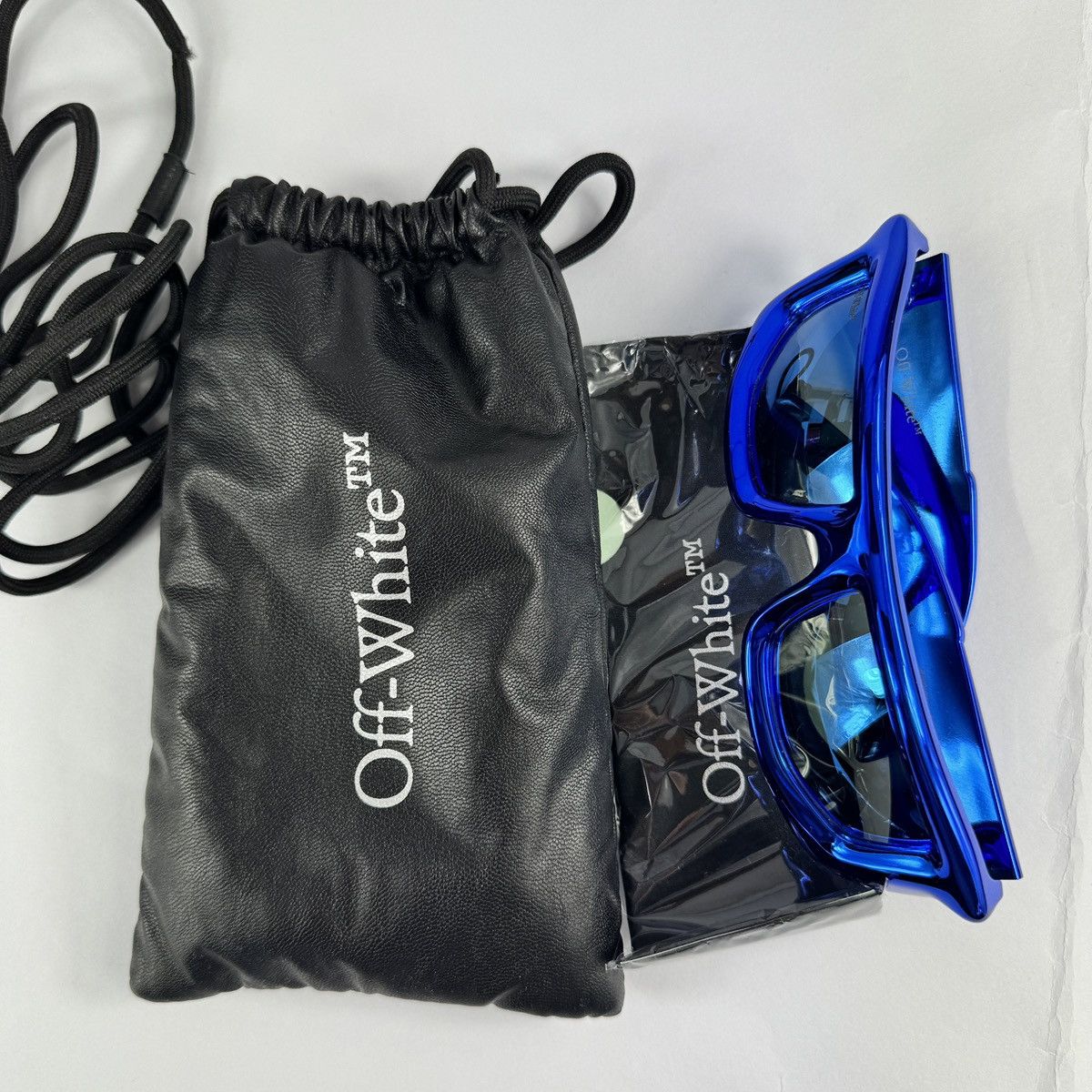 Off-White VOLCANITE BLUE SUNGLASSES Size ONE SIZE - 9 Thumbnail