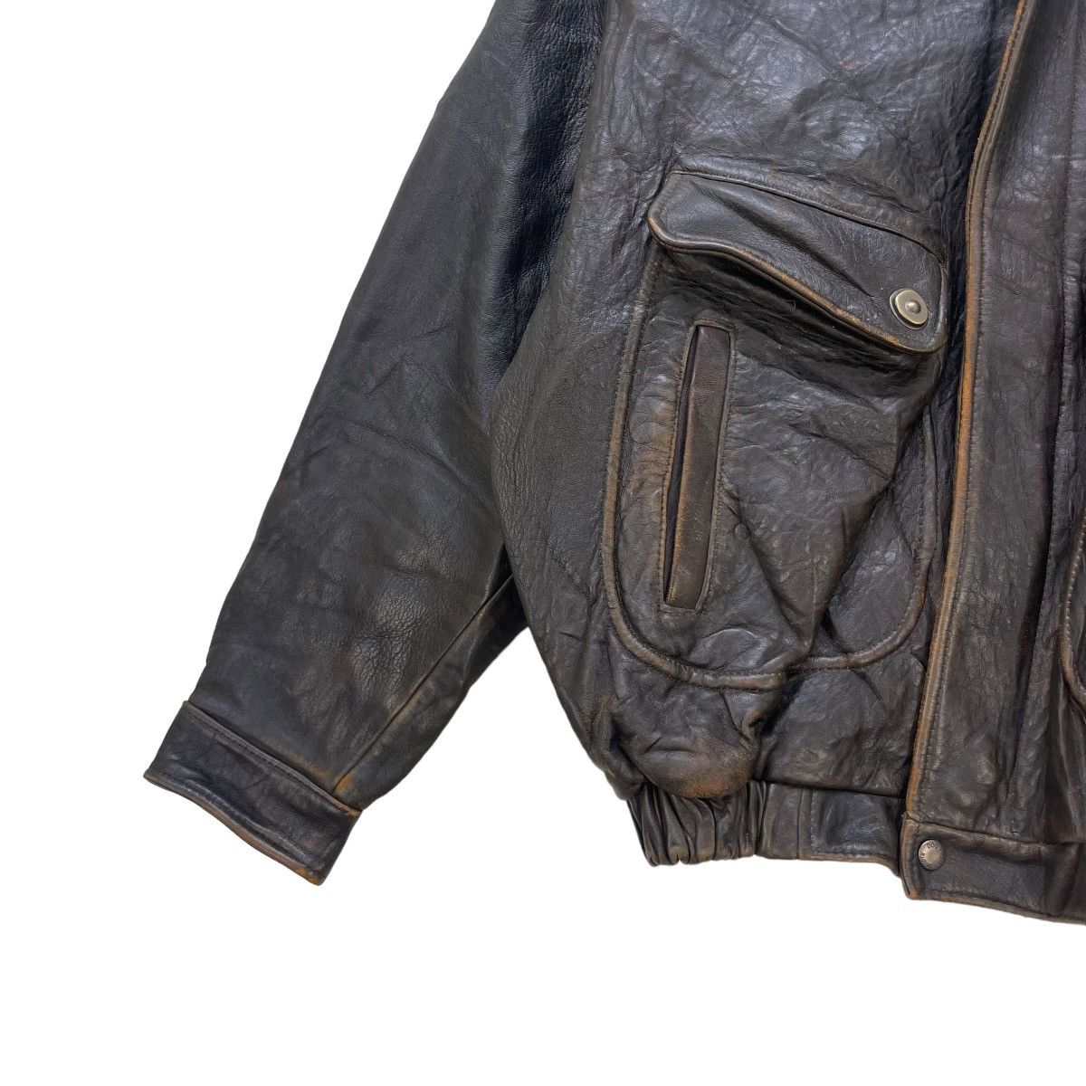 Aviator Nation 💥Vintage 80 Dog Fight A2 Leather Jacket Size US M / EU 48-50 / 2 - 5 Thumbnail