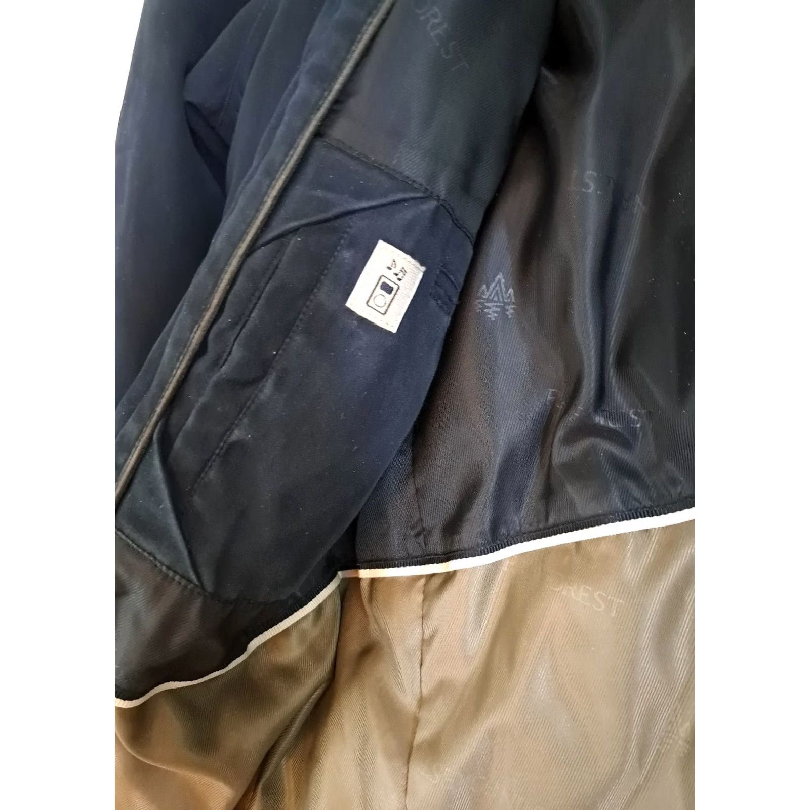 Rains VINTAGE Rain Forest Coat Parka Long Full Zip Button Leather Collar Rain Parka Coat XXL Black Mens Regular 2XL Rain Weather Size US XXL / EU 58 / 5 - 5 Thumbnail