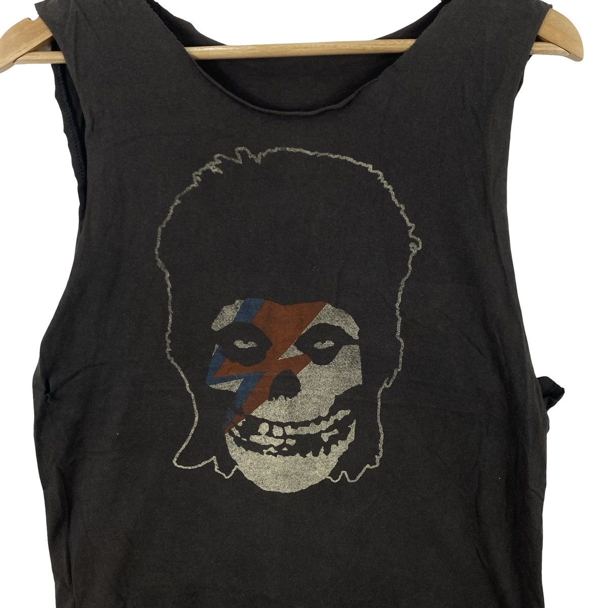 Misfits Vintage MISFITS SKULL Lightning Bolt Cut-Off Tank Top Size US S / EU 44-46 / 1 - 6 Thumbnail