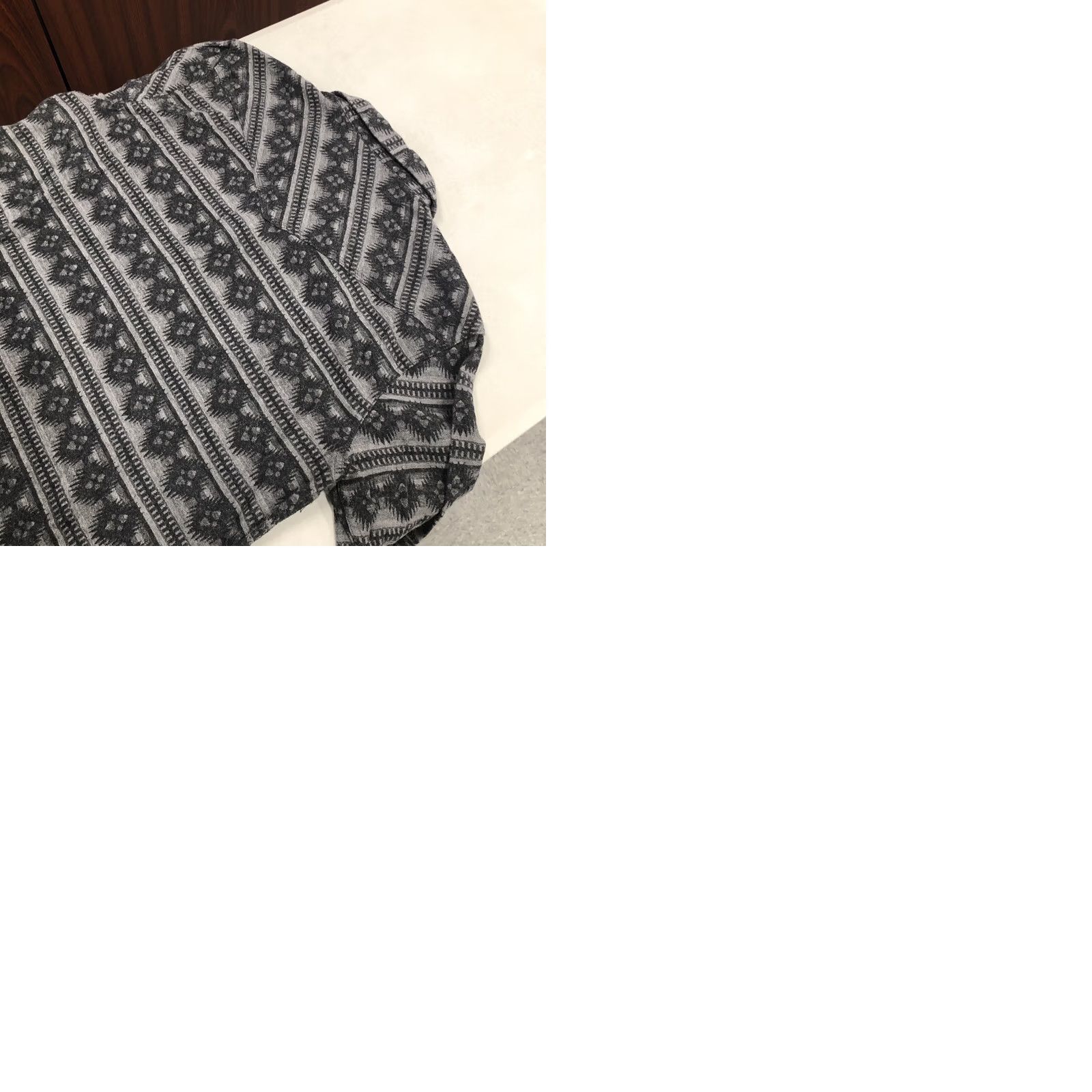 Vintage Moon Shine Spirit Shirt Mens M Black Gray Pearl Snap LS Aztec Paisley Western Rare Size US M / EU 48-50 / 2 - 9 Thumbnail