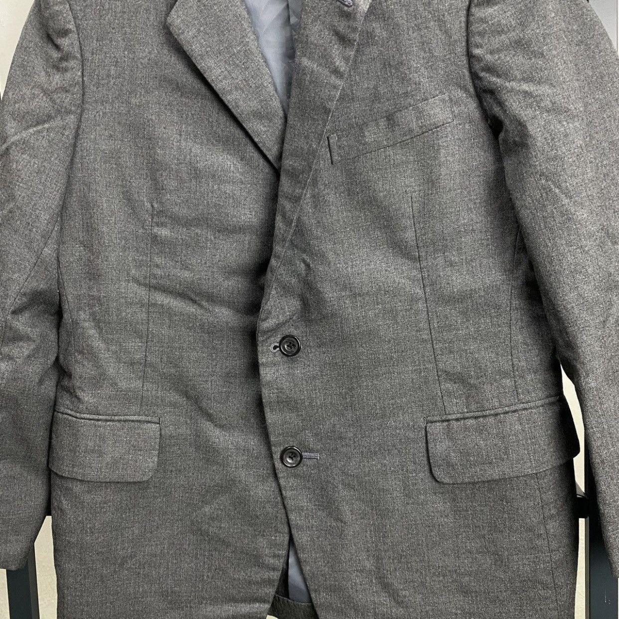 Burberry Burberrys Vintage Charcoal Gray 2-ButtonTailoredBlazerJacket Size US M / EU 48-50 / 2 - 6 Thumbnail