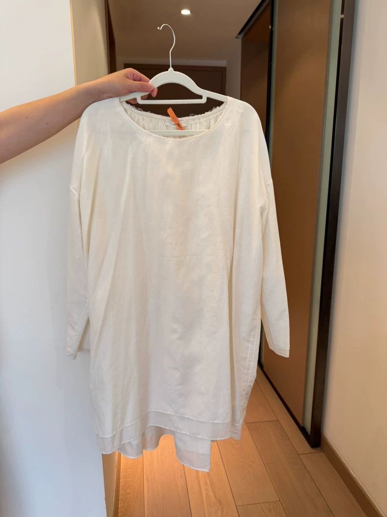 The Row The Row White Silk Long Sleeve Top - dmc Size US XS / EU 42 / 0 - 1 Thumbnail