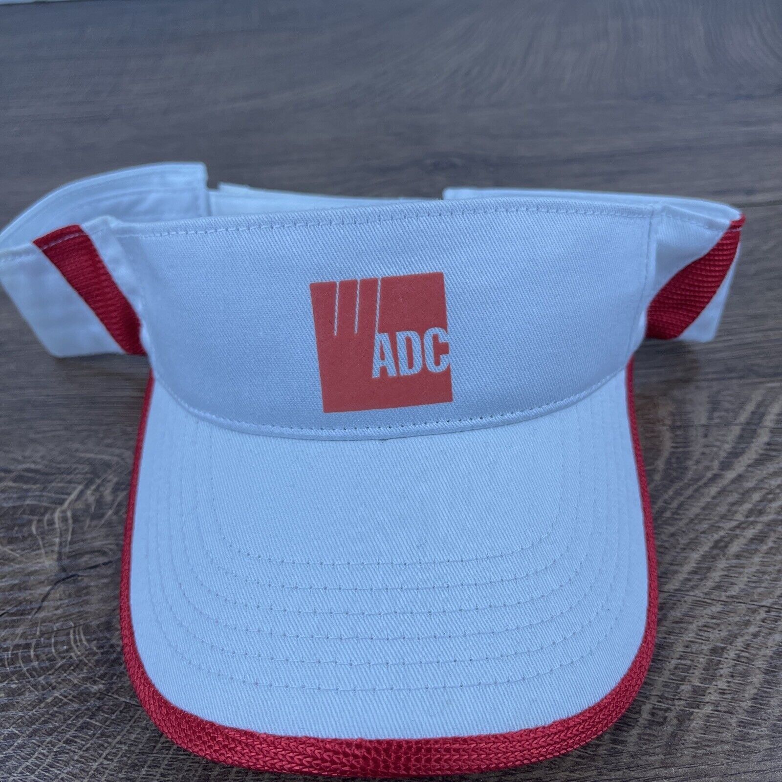 Other ADC Visor Cap White Adjustable Hat Adult Size Hat White Cap Size ONE SIZE - 1 Thumbnail