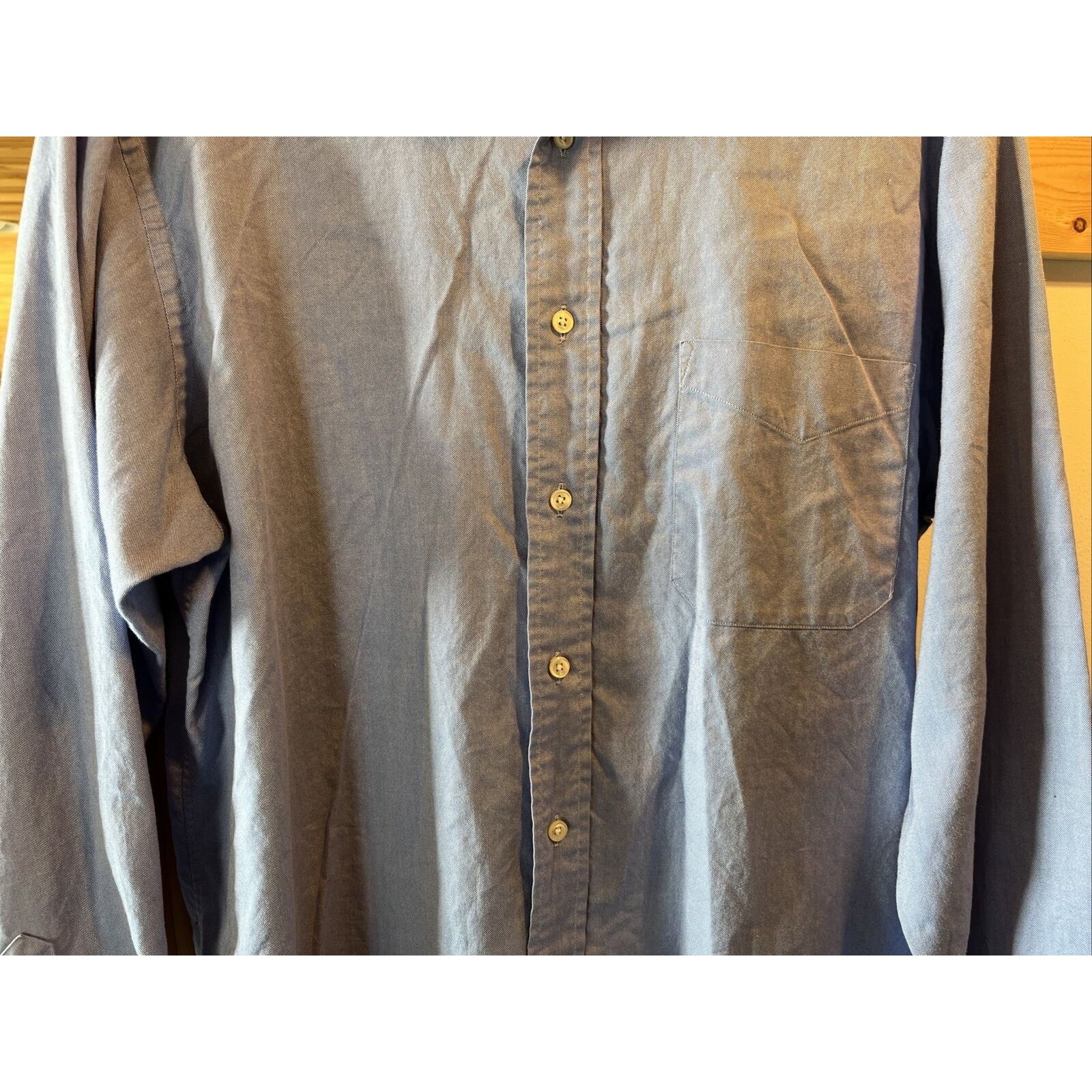 Daniel Cremieux Daniel Cremieux Men’s 16 35 blue LS cotton richard shirt Size US L / EU 52-54 / 3 - 8 Thumbnail