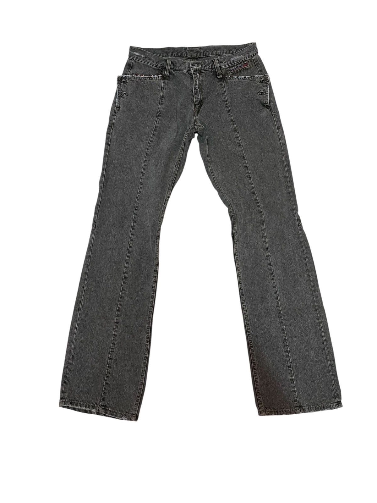 If Six Was Nine Nicole club man dagger pocket leather logo ankle like chrome Size US 31 - 6 Thumbnail