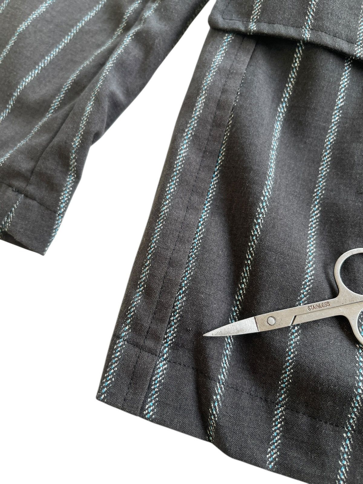 Comme des Garcons Homme AD2003 Comme Des Garcons Stripe Paisley Jacket Size US M / EU 48-50 / 2 - 10 Thumbnail