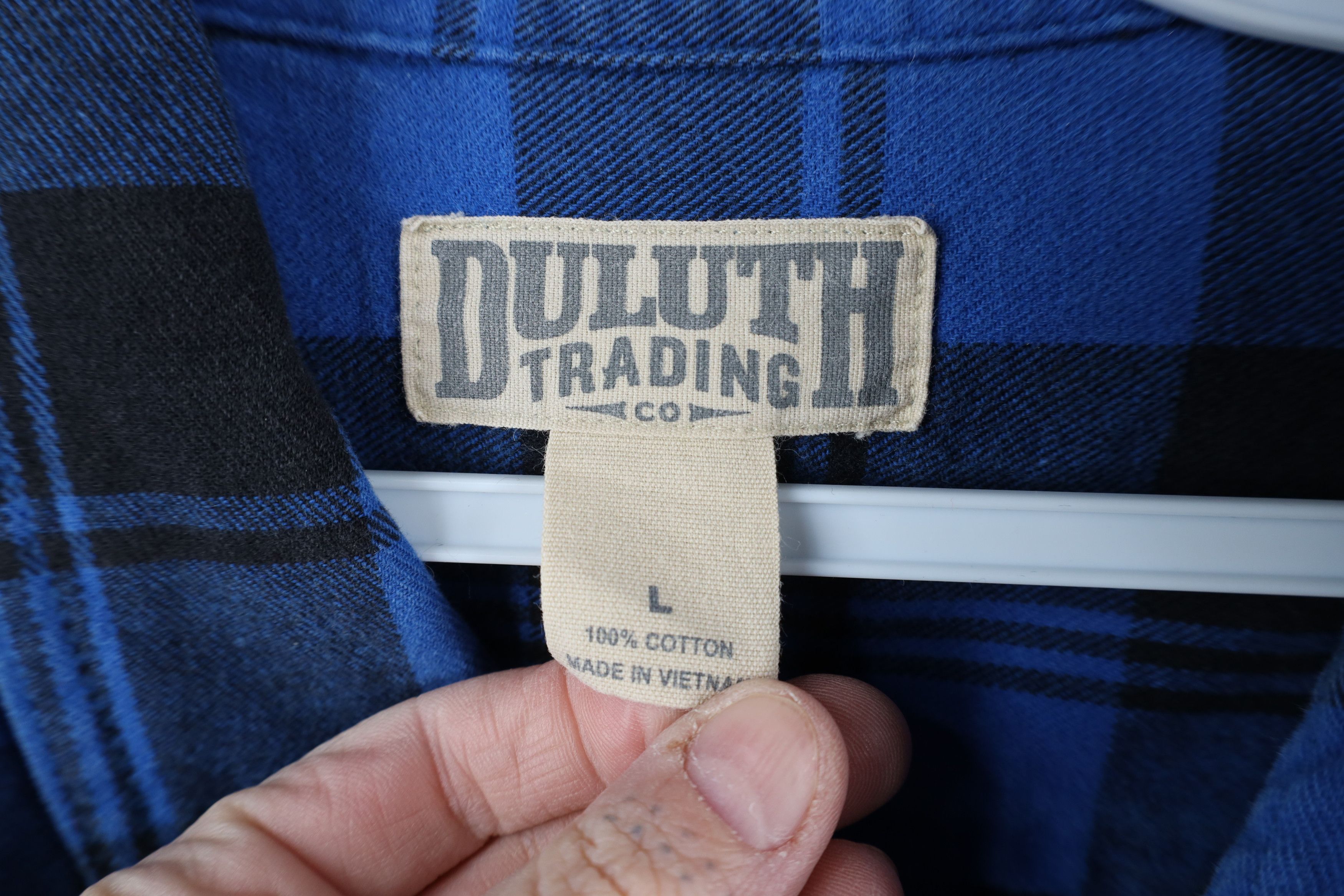 Duluth Trading Company × Vintage Duluth Trading Co Heavyweight Flannel Button Down Shirt Size US L / EU 52-54 / 3 - 7 Thumbnail