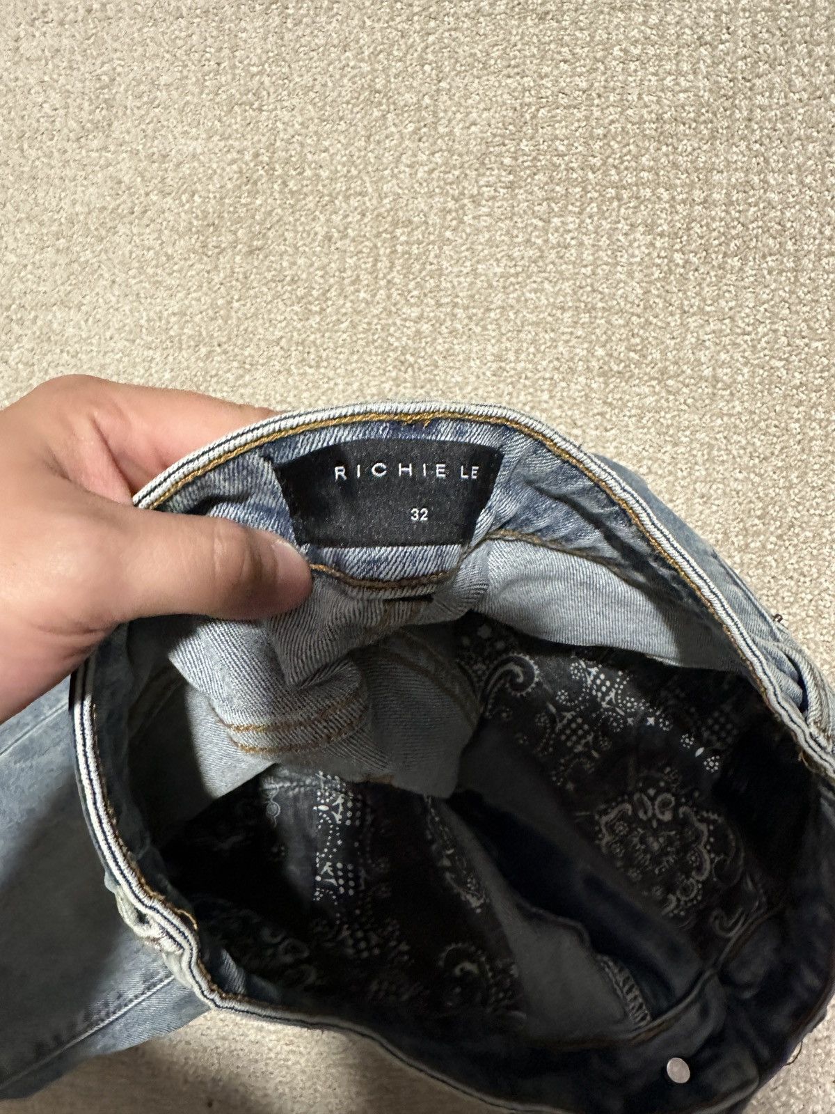 Richie Le Collection New RLC Denim 122 Size 32 Size US 32 / EU 48 - 3 Thumbnail