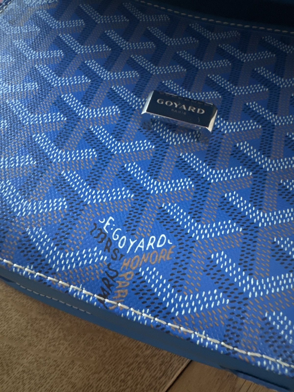 Goyard Authentic - GOYARD BELVEDERE II SKY BLUE PM MESSENGER BAG Size ONE SIZE - 25 Thumbnail