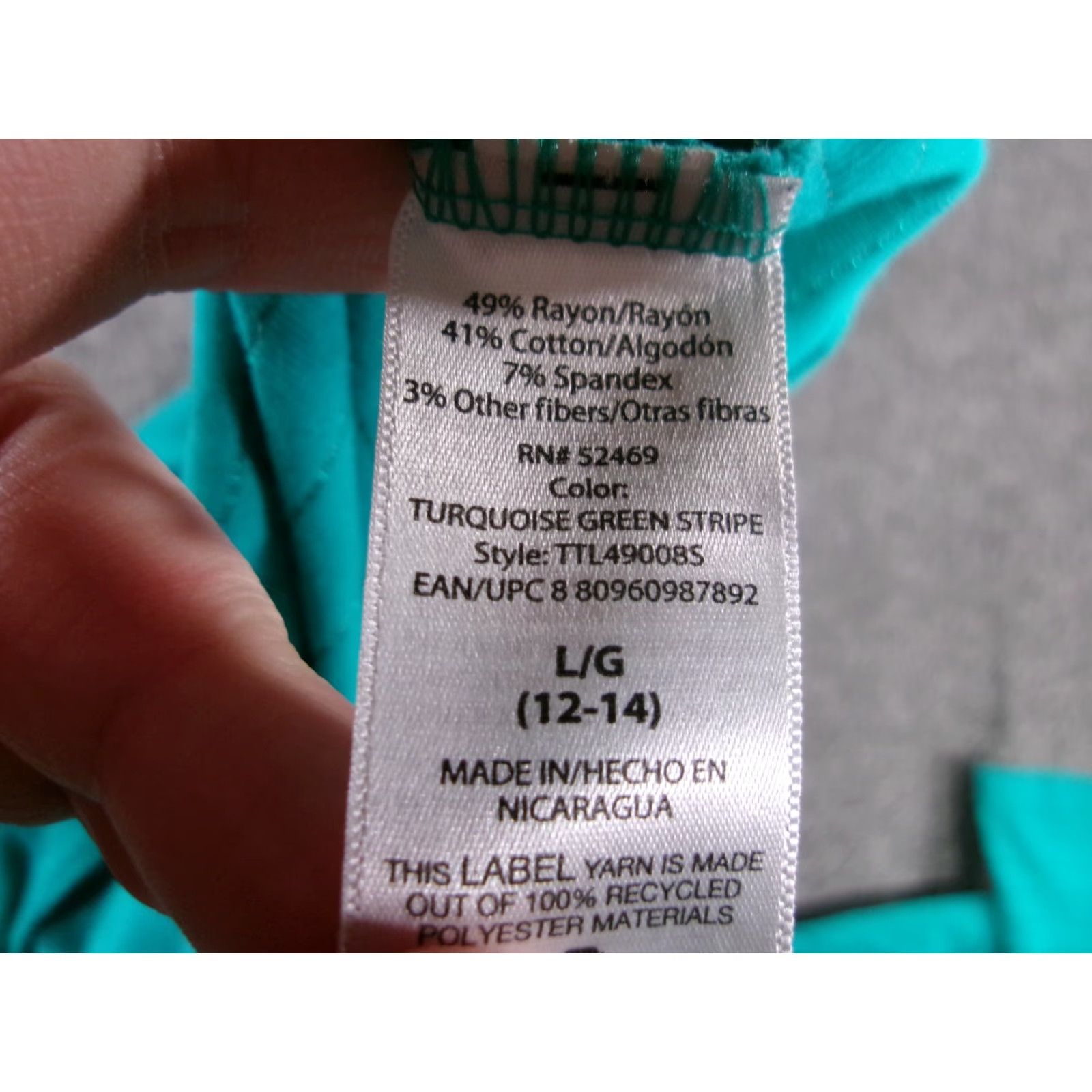 Vintage Time Tru Top Shirt Womens Large Green Base Layering Capsule Causal Turtleneck Basic Size L / US 10 / IT 46 - 7 Thumbnail