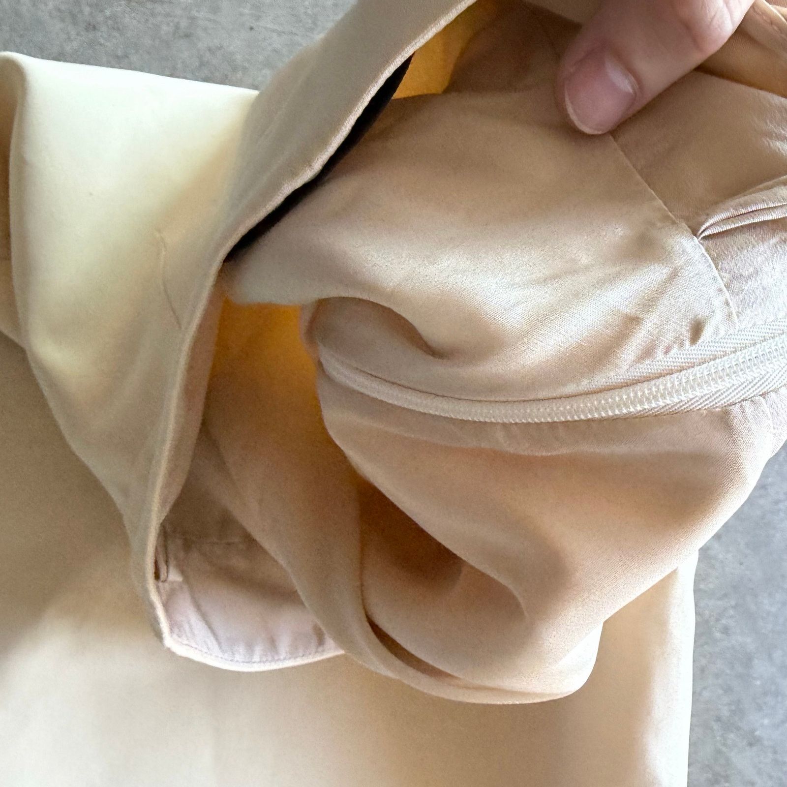 Gucci Ecru Wool Marmont GG Buckle Skirt XS