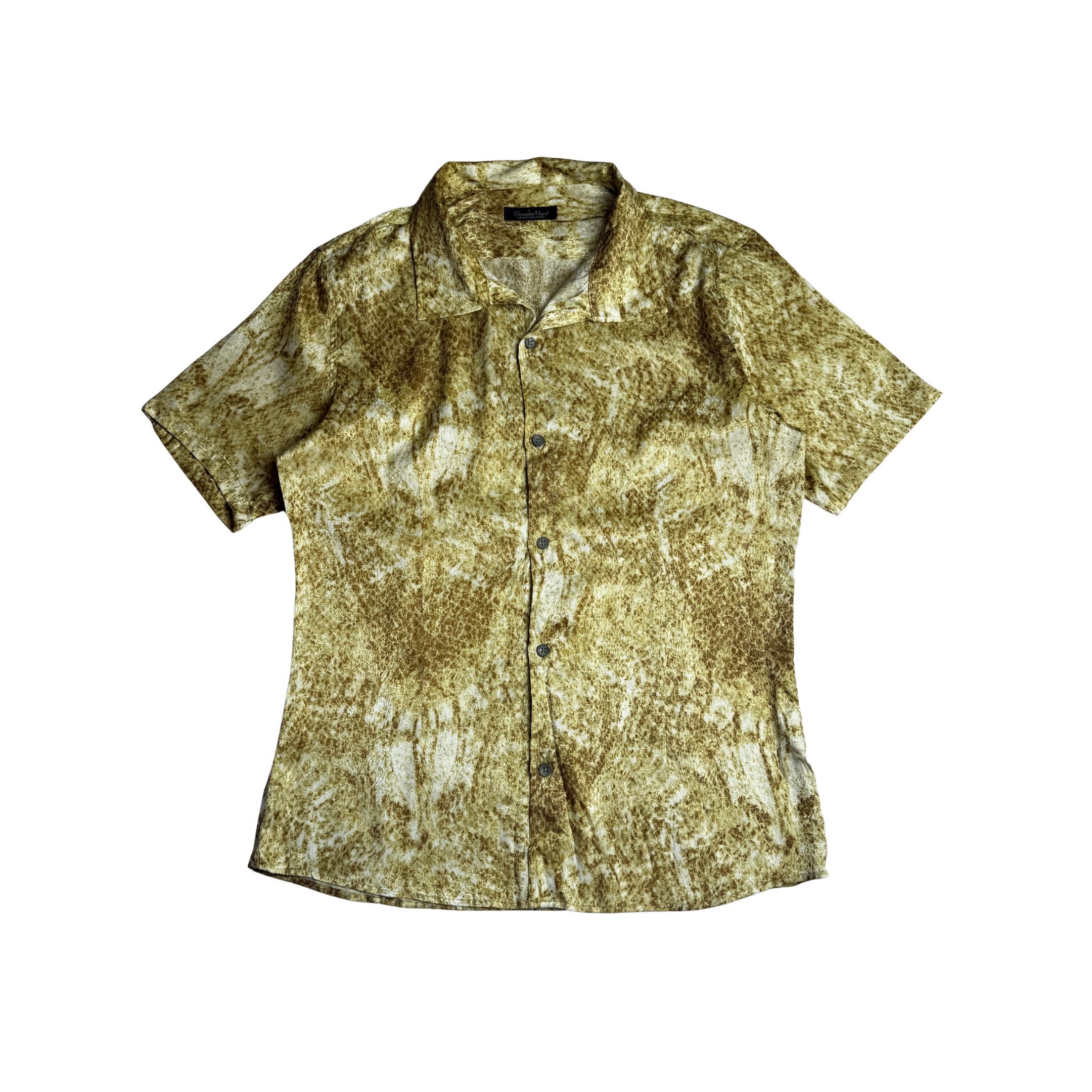 Tornado Mart tornado Mart Japanese Brand Abstract Reptile Print Shirt Size US M / EU 48-50 / 2 - 1 Thumbnail