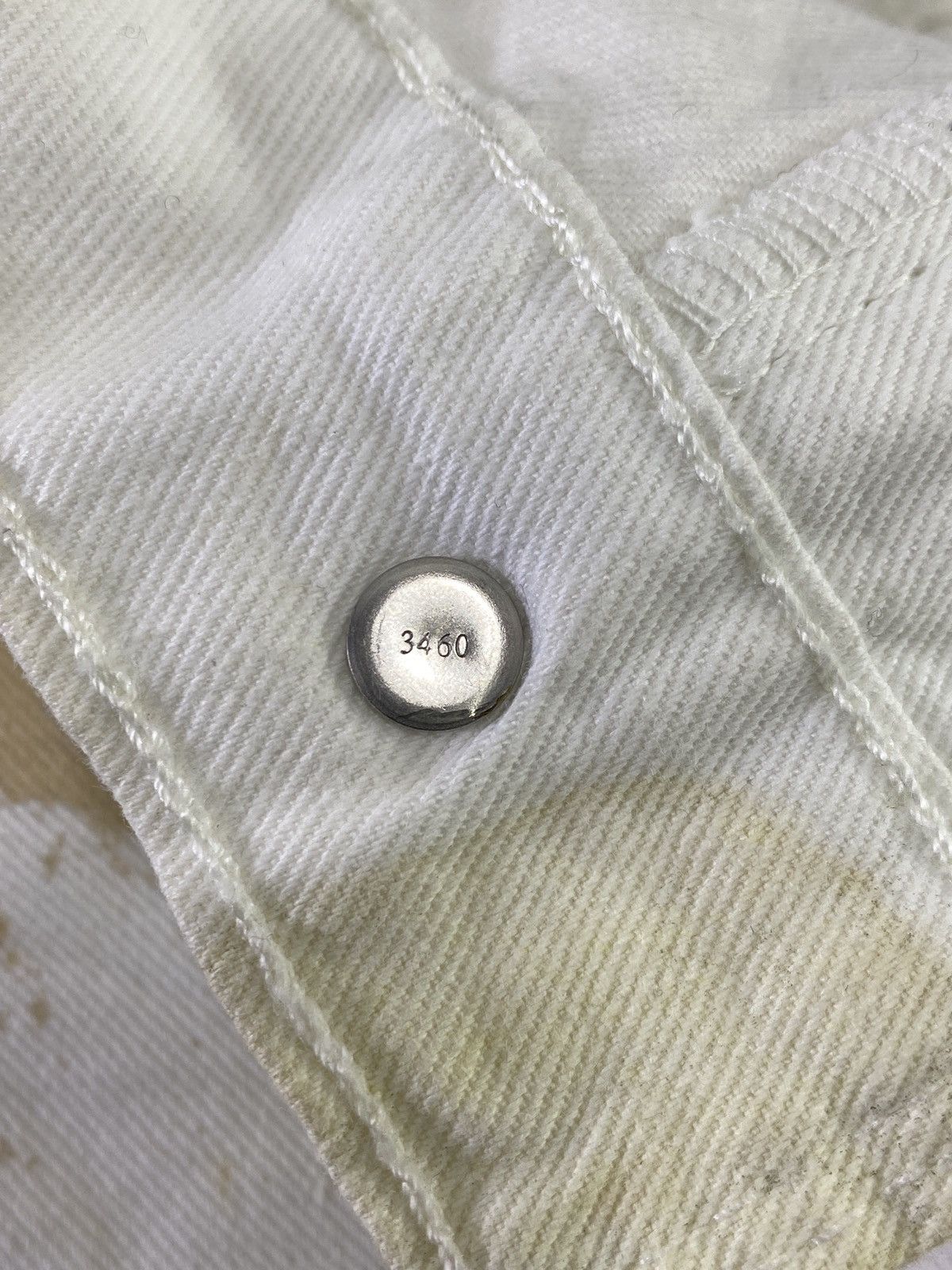 Levi's Vintage Levi's 511 Painted White Jeans - J841 Size US 37 - 4 Thumbnail