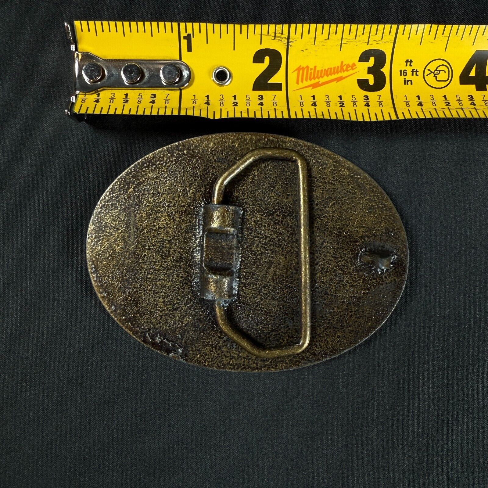 Vintage Portland Meadows 1983 Horse Racing Vintage Belt Buckle brass Size ONE SIZE - 5 Thumbnail