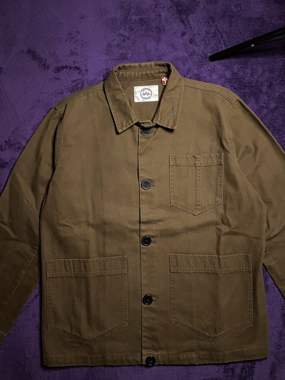 Vintage Vintage Kronstadt Casual denim shirt brown jacket Size US L / EU 52-54 / 3 - 4 Thumbnail