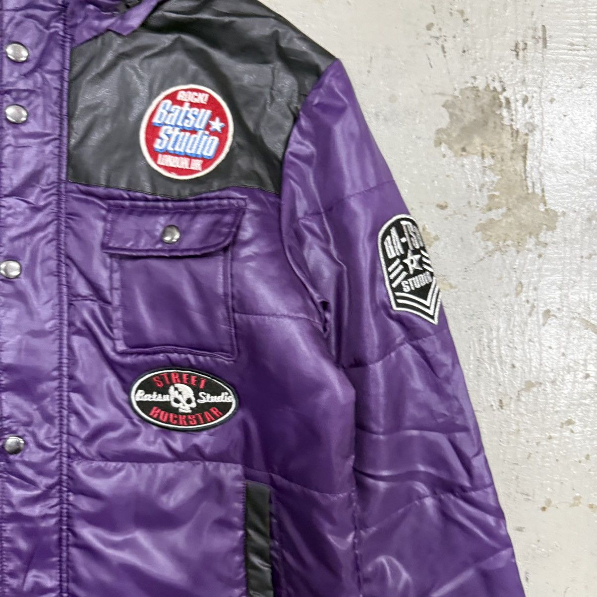 14th Addiction ⚡Offer 💥 Batsu Studio- Puffer Hoodie Punk Seditionaries Riot Size US M / EU 48-50 / 2 - 3 Thumbnail
