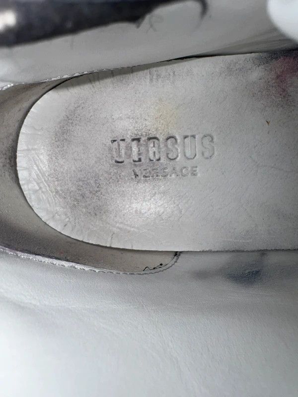 Versus Versace Versace Versus Lion High Top Leather Sneakers White 41 Size US 8 / EU 41 - 13 Thumbnail