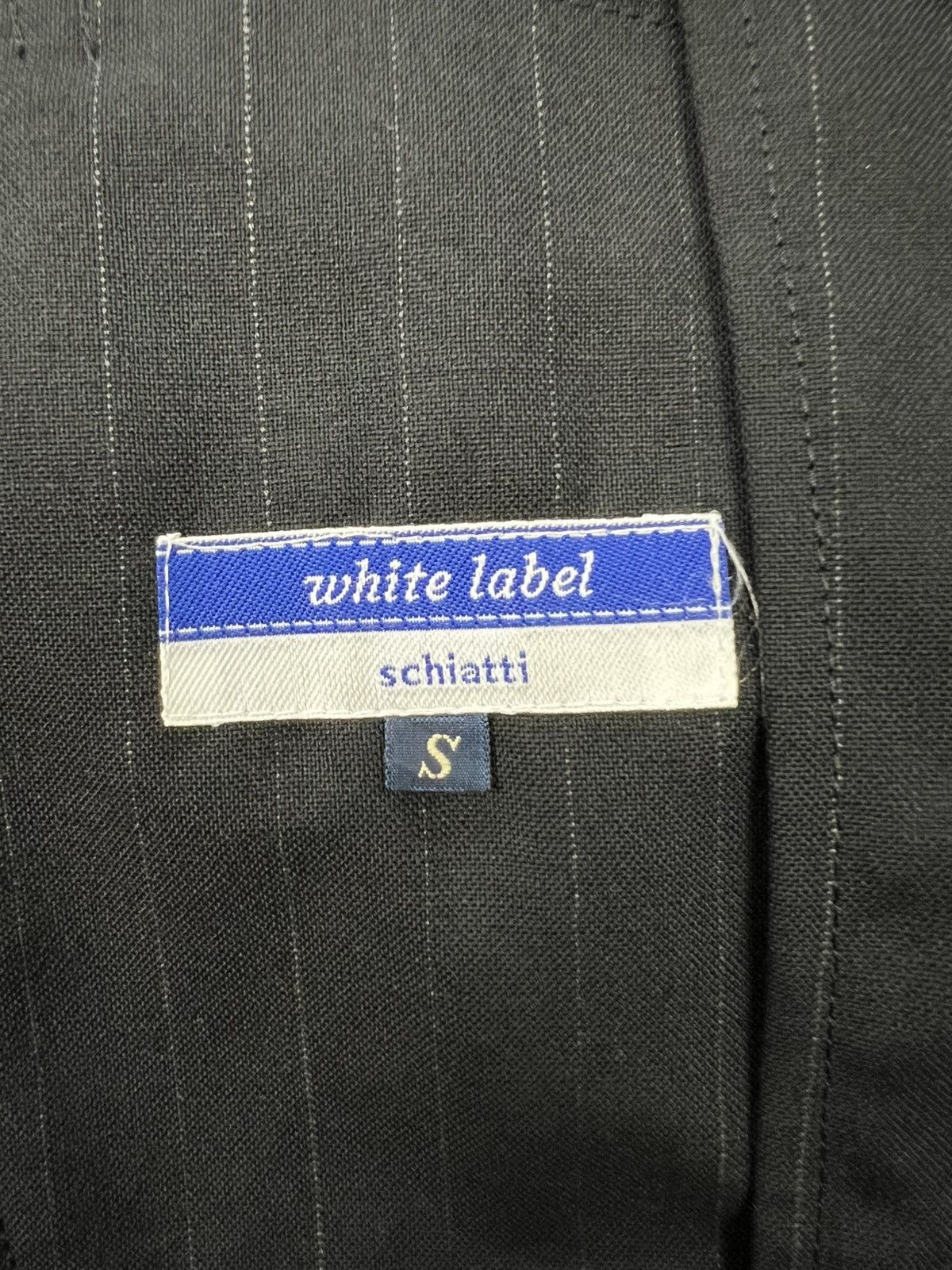 Designer Schiatti White Label Stripes Blazer Size 38S - 7 Thumbnail