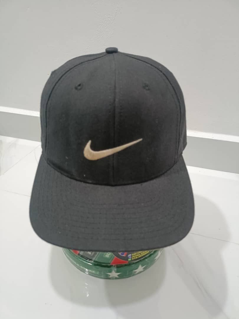 Nike Vintage Nike Swoosh Emboidered Fitted Golf Snapback Hat Size ONE SIZE - 1 Thumbnail