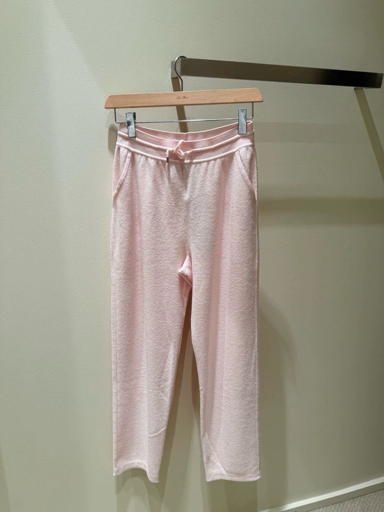 Loro Piana LORO PIANA sizeL Ms.Sakura pink elastic waist pants Size 27" / US 4 / IT 40 - 1 Thumbnail