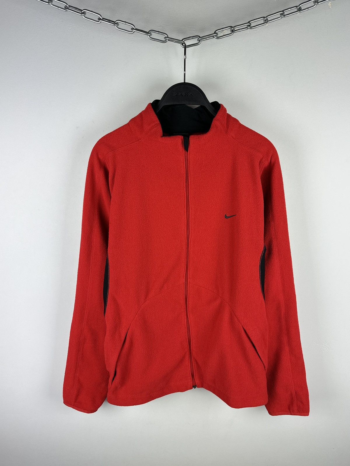 Nike × Vintage Vintage Y2K Nike Therma-Fit Zip Fleece Size US S / EU 44-46 / 1 - 1 Thumbnail