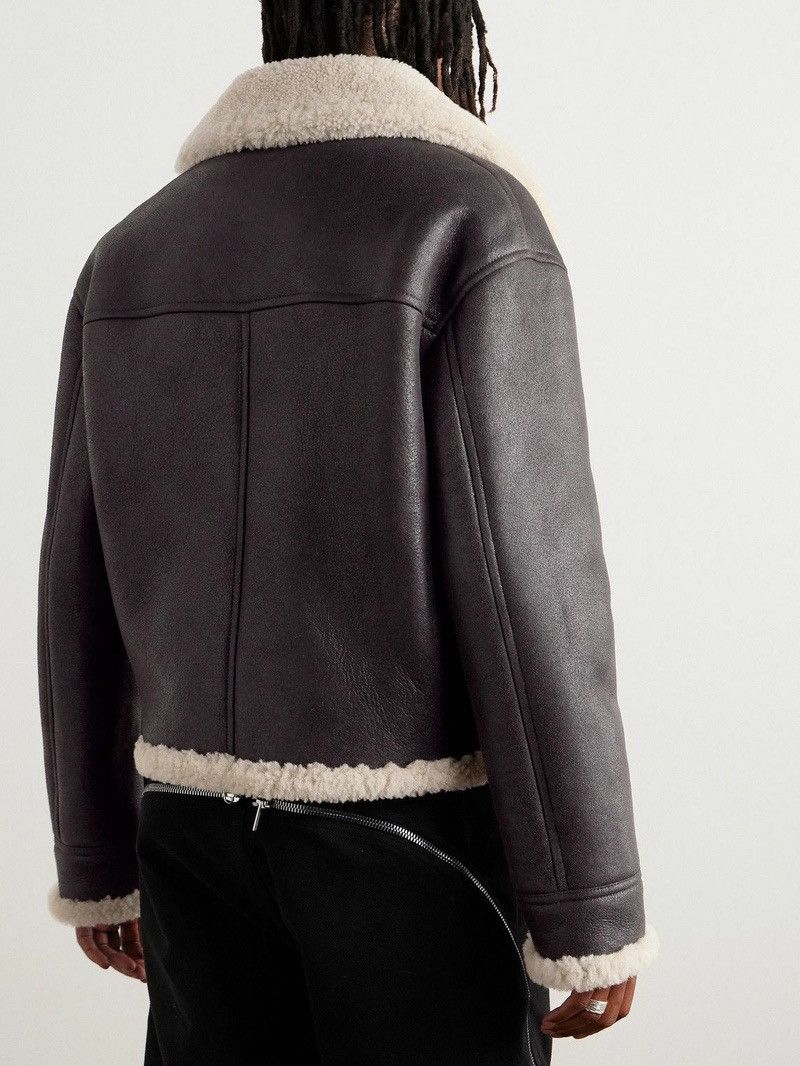 Givenchy 🔥$4.4K VALUE🔥Shearling Leather Bomber Jacket Size US M / EU 48-50 / 2 - 4 Thumbnail