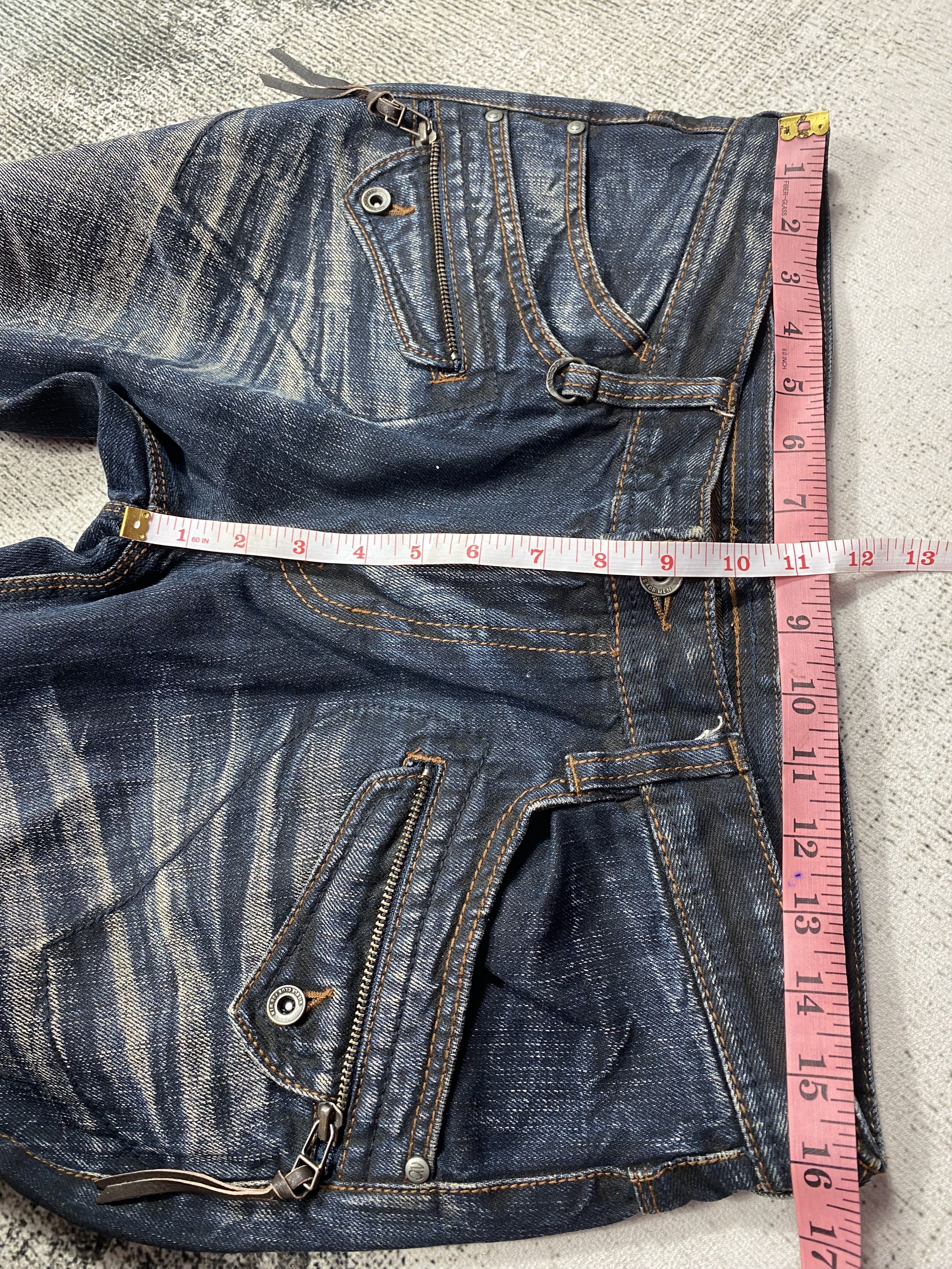 Japanese Brand × Nicole Club Japanese Bootcut Pants Rusty Whiskers Distressed Denim Size US 32 / EU 48 - 14 Thumbnail
