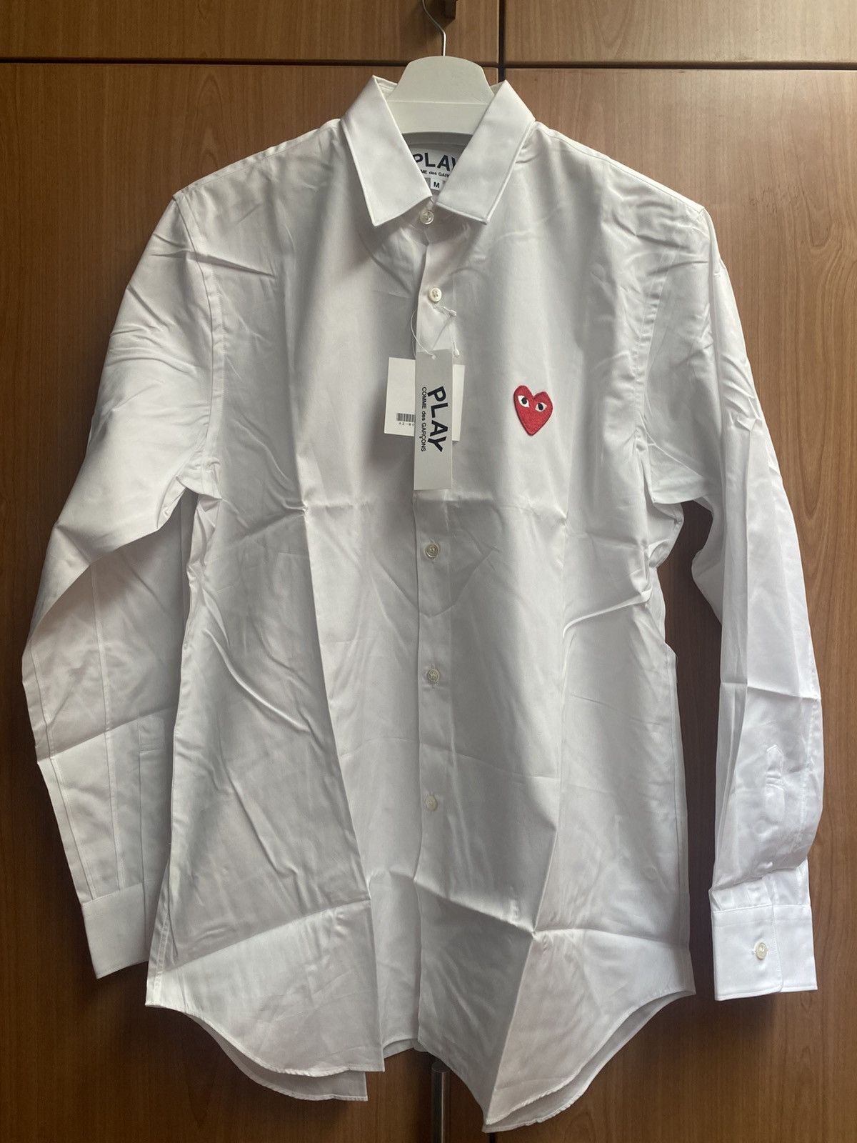 Comme des Garcons PLAY CDG Play Classic White Shirts Size M BNWT Size US M / EU 48-50 / 2 - 1 Thumbnail