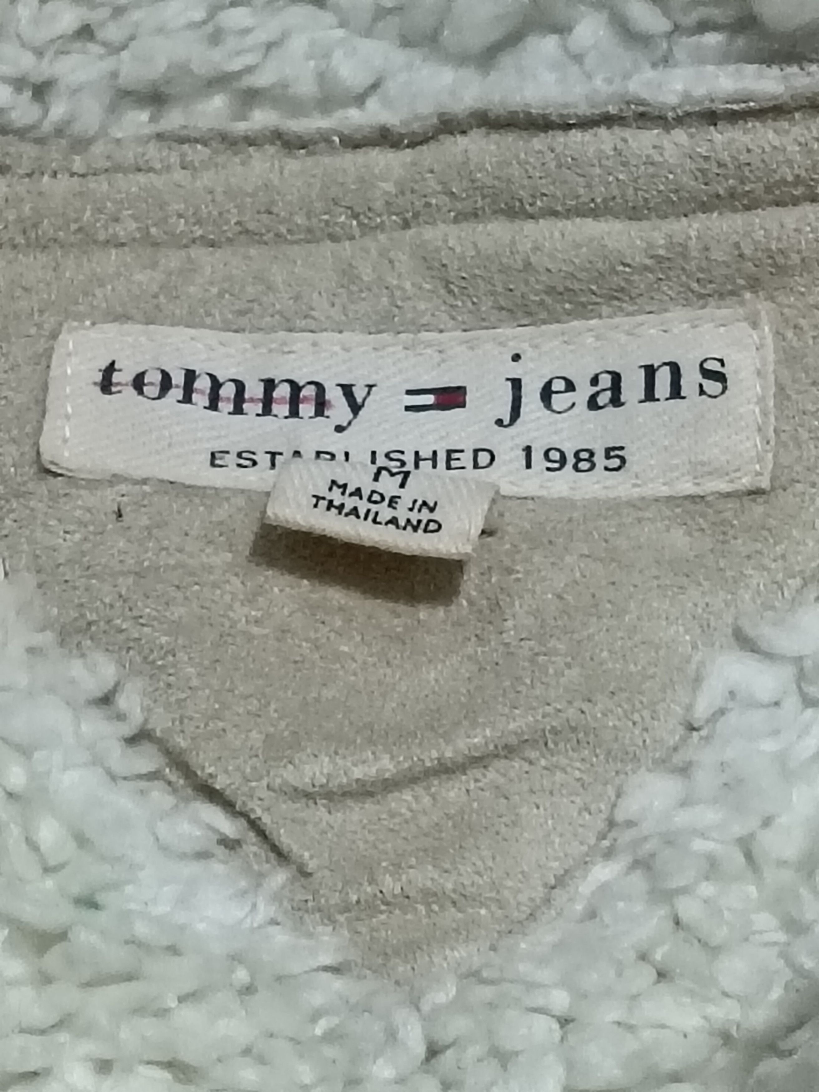 Tommy Hilfiger × Tommy Jeans TOMMY JEANS SHEARLING FAUX FUR JACKET Size M / US 6-8 / IT 42-44 - 2 Thumbnail