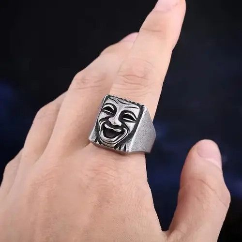 Vintage Vntg Smile Face Ring (size 7-13) Size ONE SIZE - 1 Thumbnail