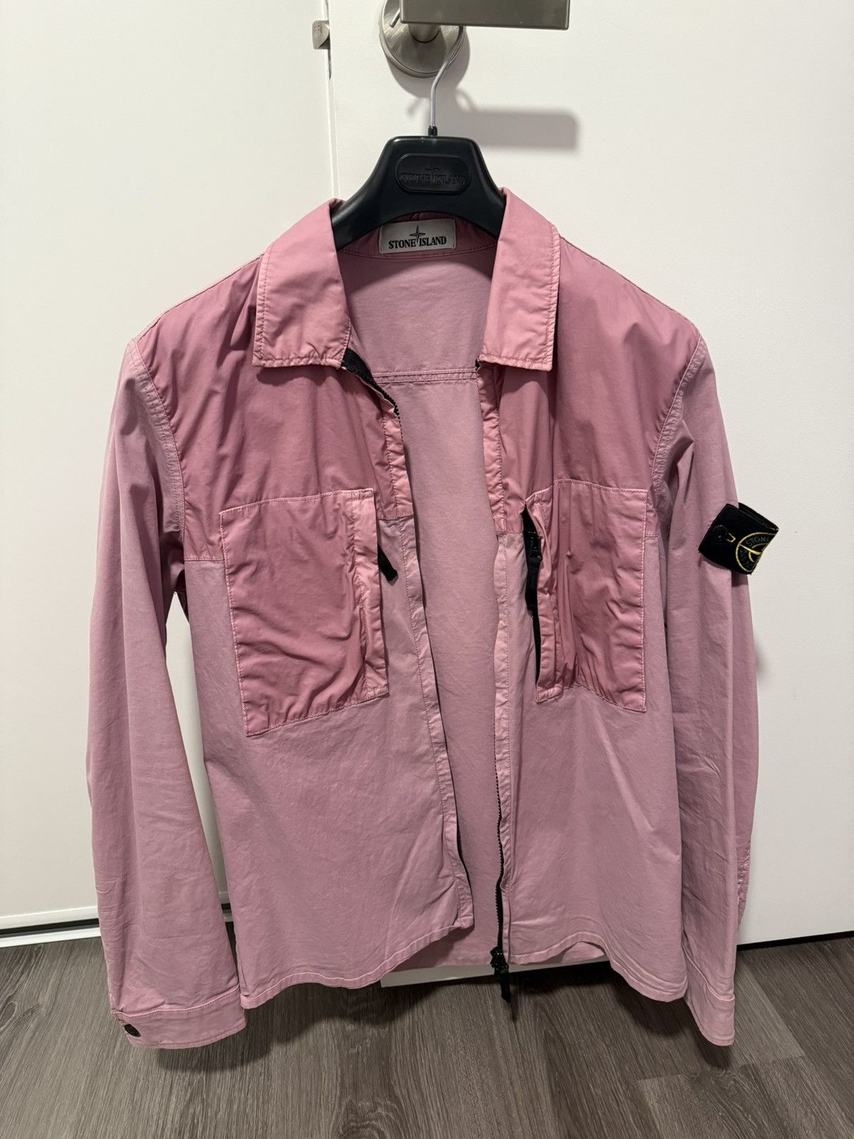 Stone Island Pink Stone Island Overshirt Size US M / EU 48-50 / 2 - 1 Thumbnail