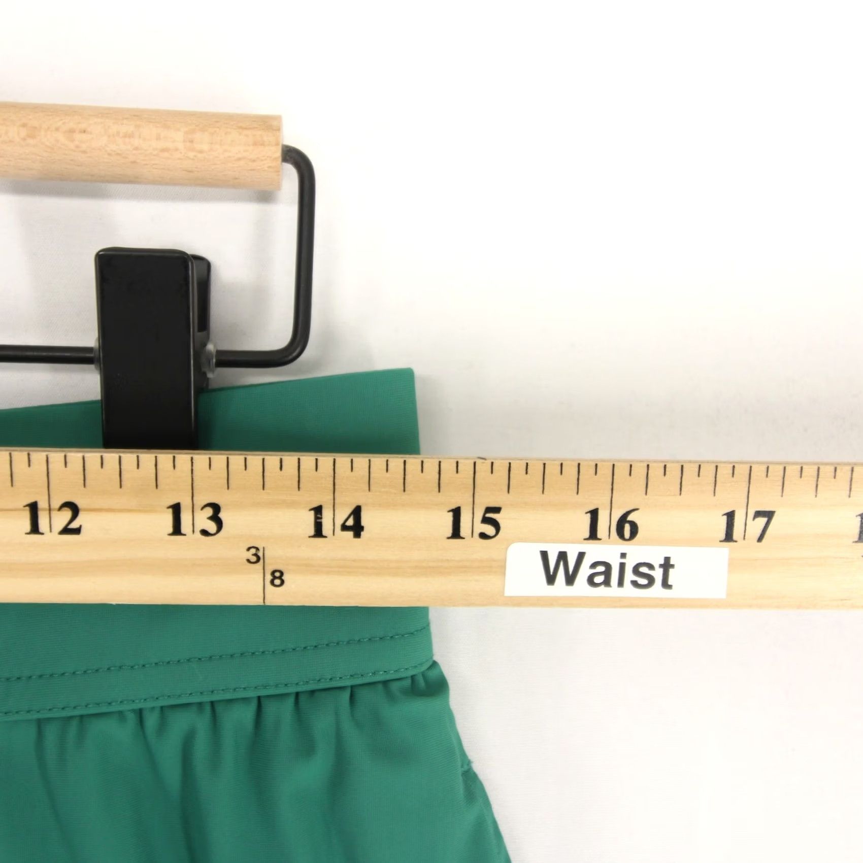 Vintage Honu Shorts Green Athletic Running Drawstring Stretch Linerless Sport Size US 29 - 3 Thumbnail