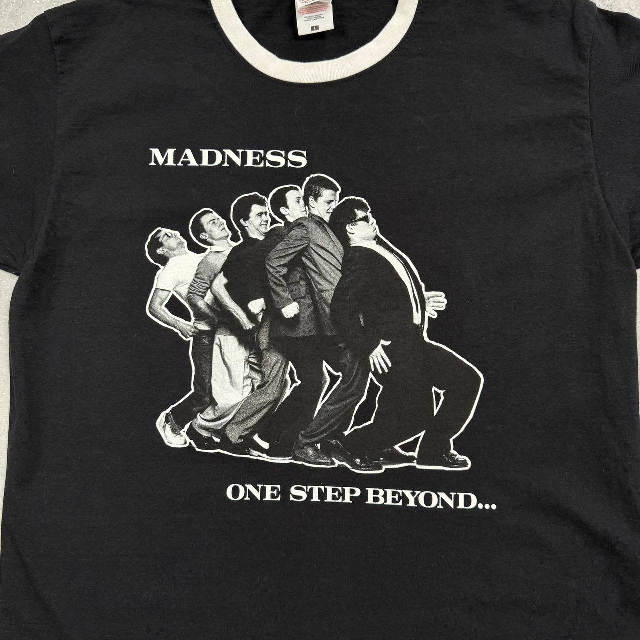 Band Tees Madness One Step Beyond Band Ringer T Shirt Black Size M/L Size US M / EU 48-50 / 2 - 4 Thumbnail