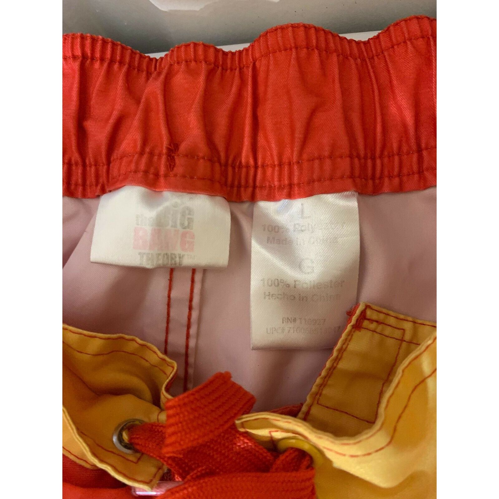 Other Bazinga The Big Bang Theory Men’s Sz L Red shorts trunk beac Size US 34 / EU 50 - 2 Thumbnail