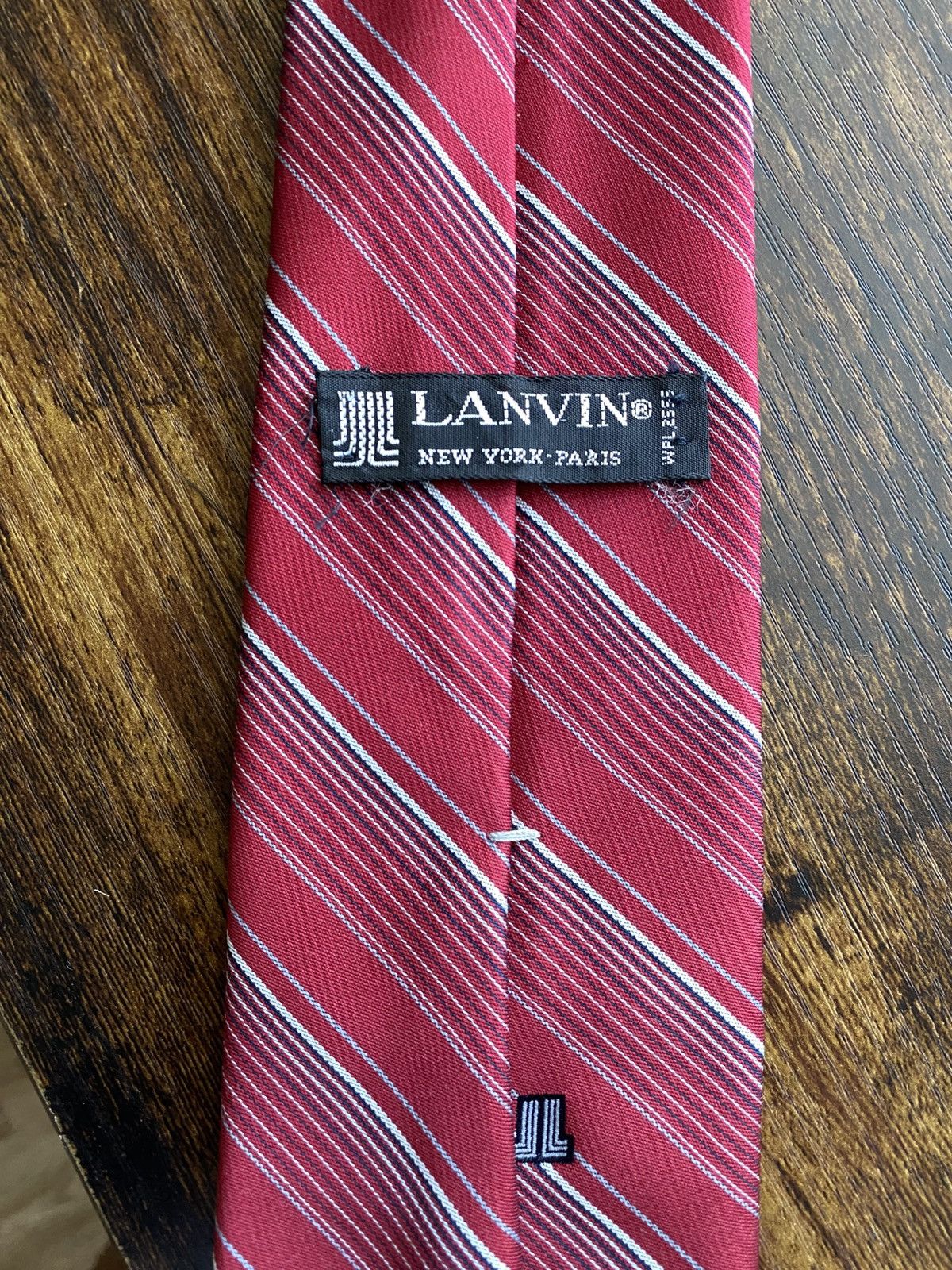 Lanvin Vintage 90s Lanvin Tie Size ONE SIZE - 4 Thumbnail