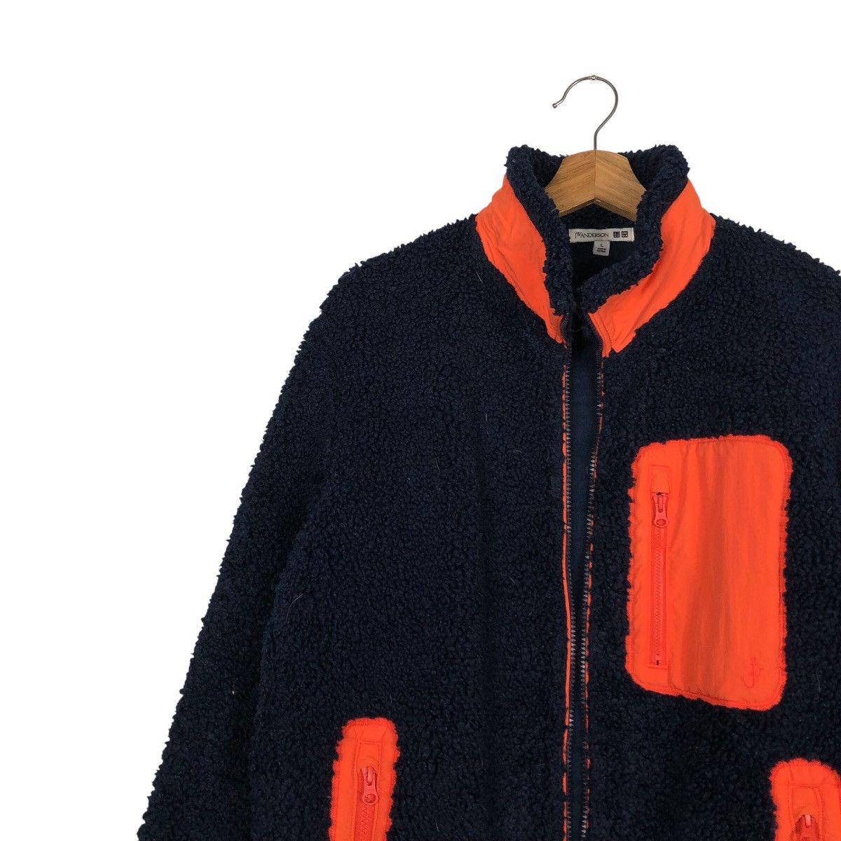 Japanese Brand 📌Vintage Zipper Fleece Jacket Uniqlo J.W.Anderson Size US L / EU 52-54 / 3 - 8 Thumbnail