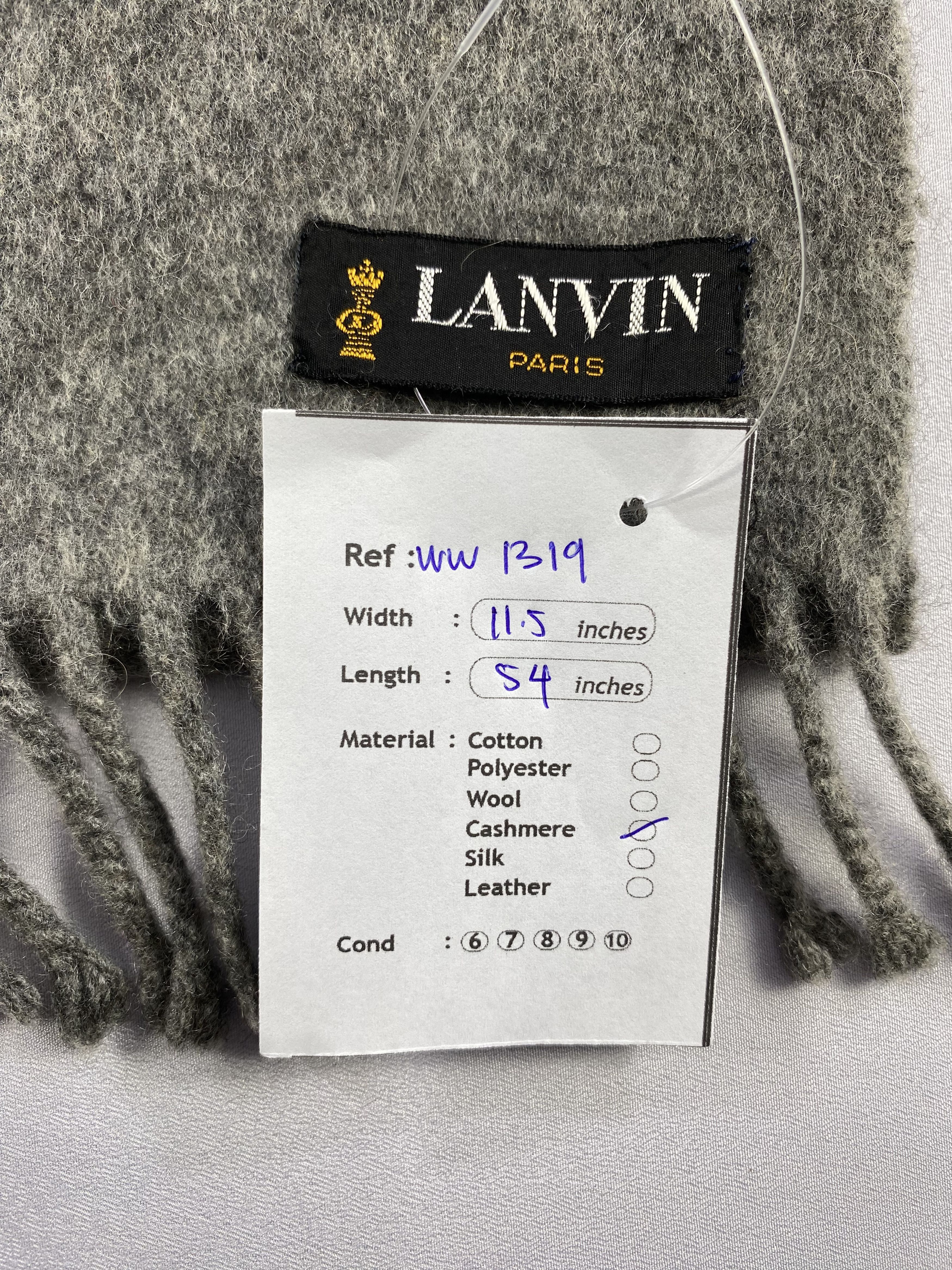 Lanvin × Vintage Lanvin Scarf / Muffler / Neckwear Size ONE SIZE - 6 Thumbnail