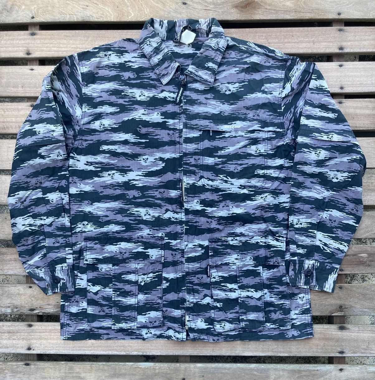 Montage Montage Camouflage M-65 Skull Overprint jacket Size US L / EU 52-54 / 3 - 2 Thumbnail