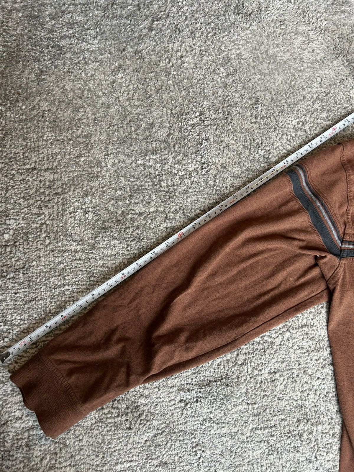 Vintage Y2K Brown Long Sleeve Shirt – Vintage 2000s Size US XL / EU 56 / 4 - 3 Thumbnail