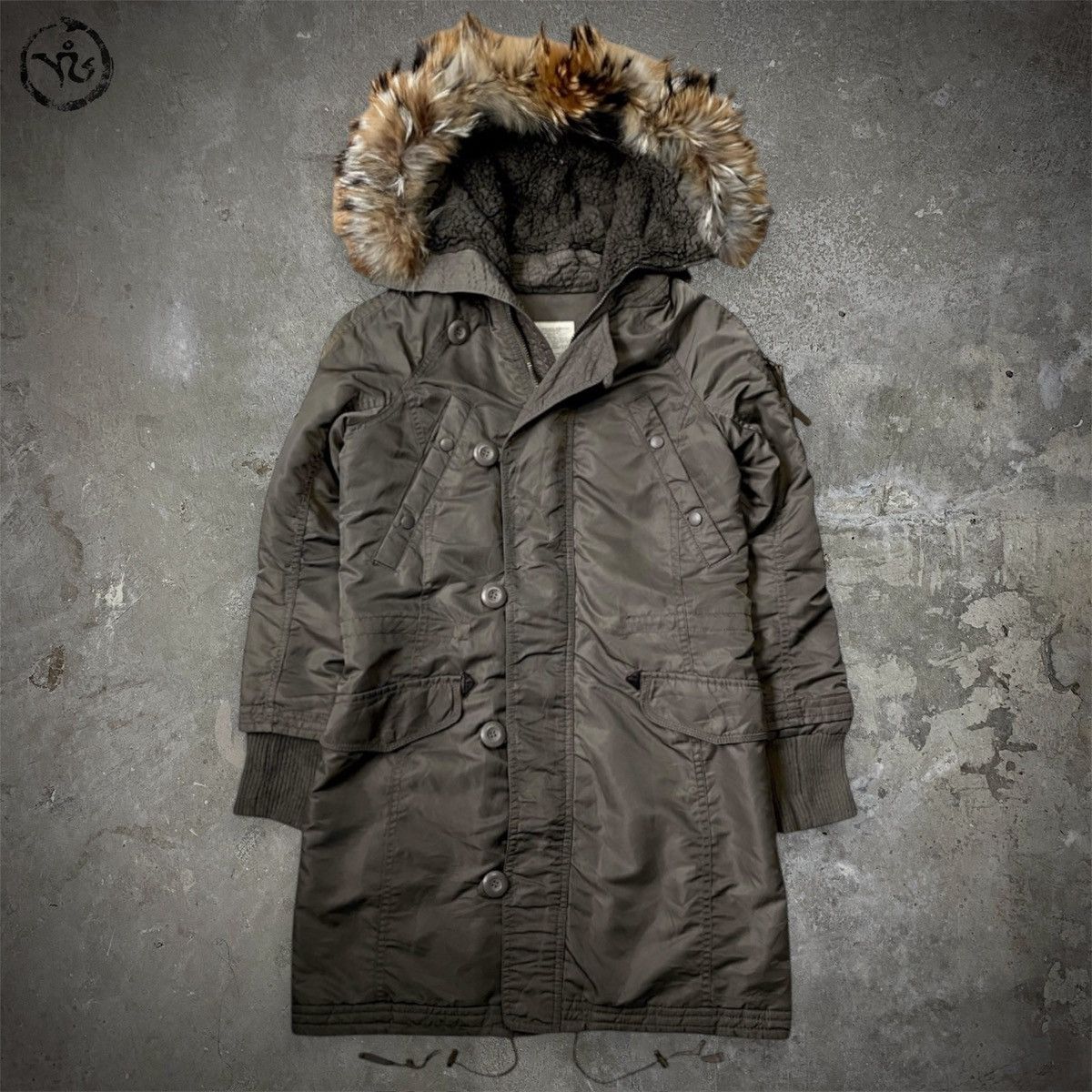 ジャケット・アウター GOA Raccoon Fur Military Coat GOAFUR1.jpg?v=1720891680