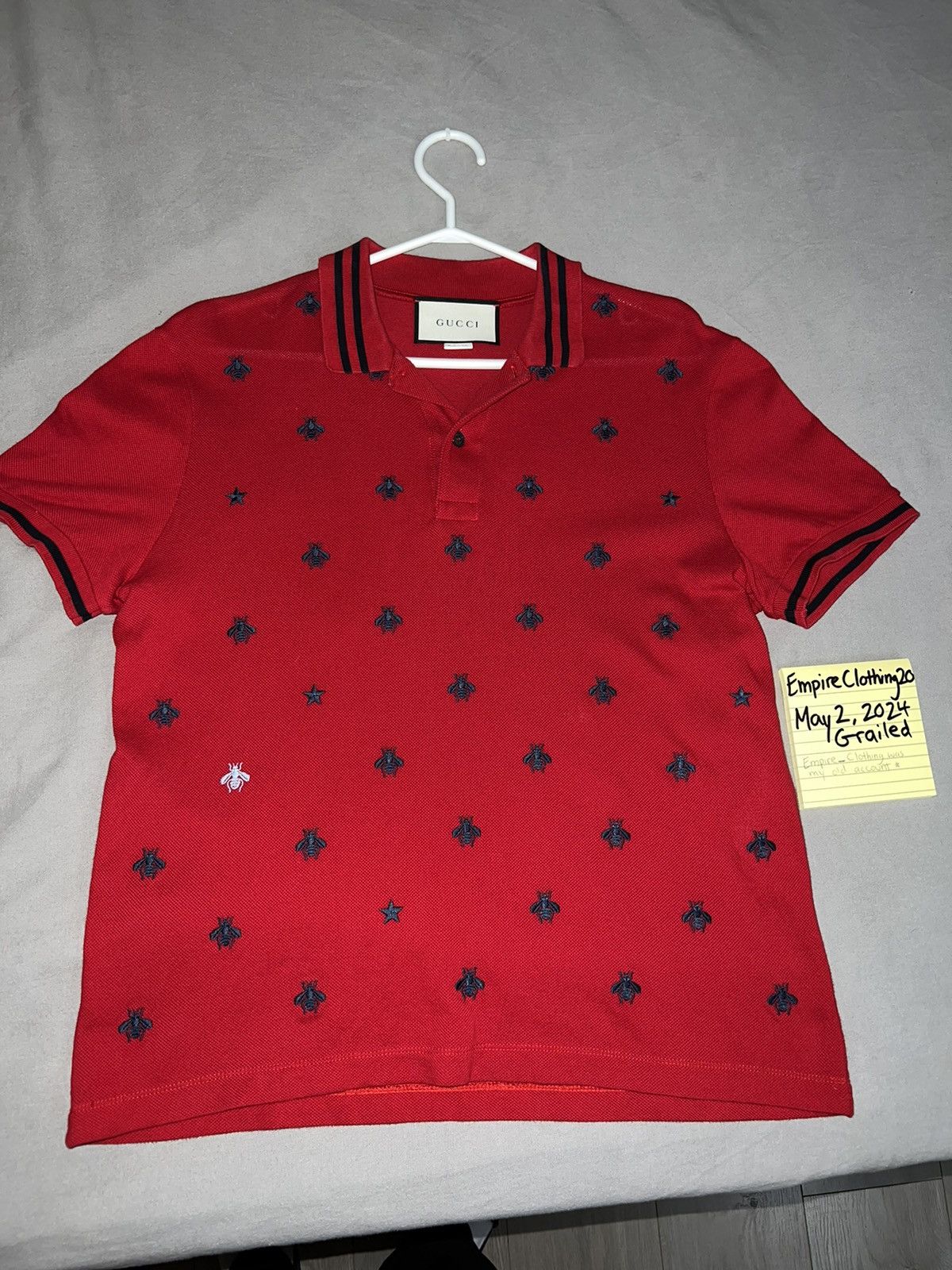 Gucci Bee Polo Red