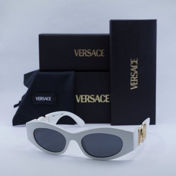 Versace 🕶️ New Versace VE4480U 314/87 Sunglasses - White Frame Size ONE SIZE - 10 Thumbnail