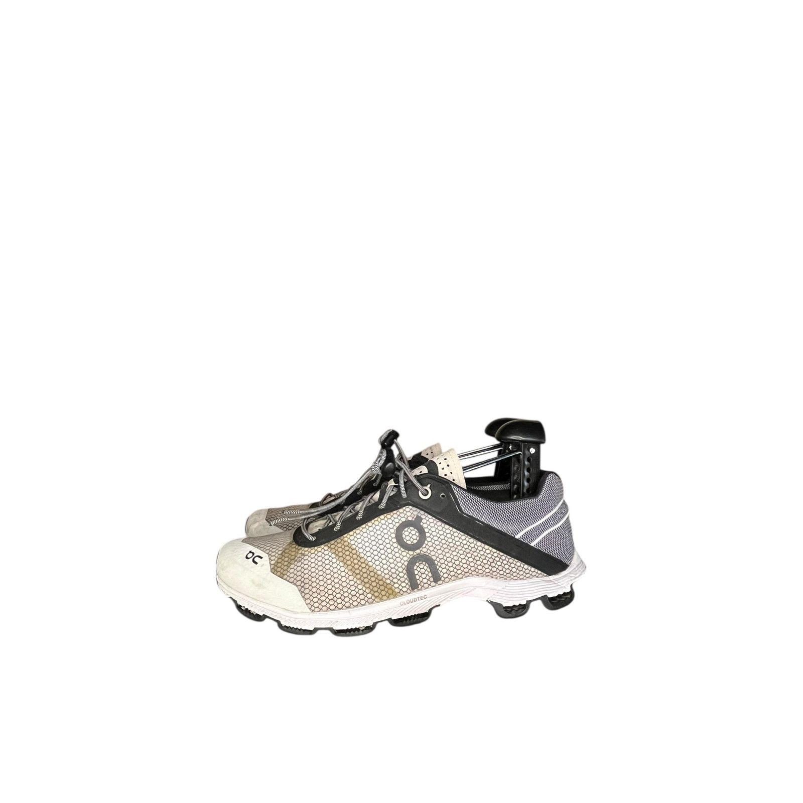 Womens On Cloudrush Swiss Running Shoes Size 8 Black White
