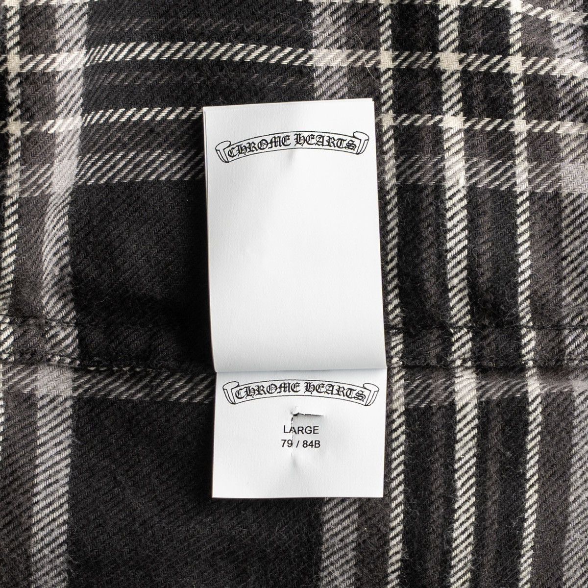 Chrome Hearts After School Leather Cross Patch Flannel Pants Black Grey W Size US 36 / EU 52 - 6 Thumbnail
