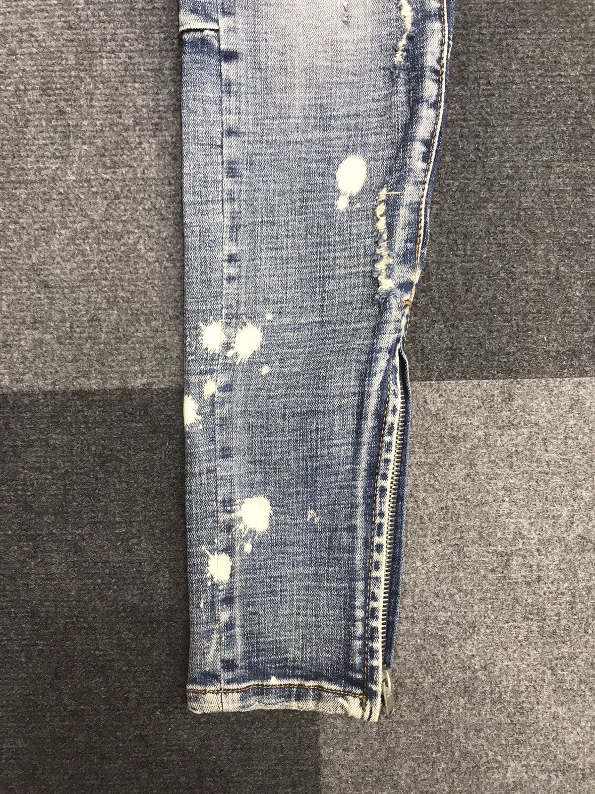 Japanese Brand × MNML mnml Heavy Distressed Skinny Stretchable Jeans Size US 30 / EU 46 - 7 Thumbnail