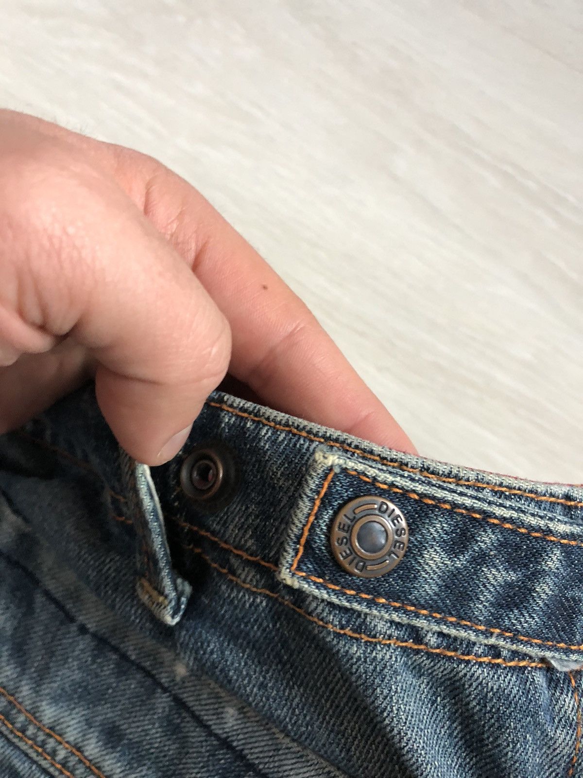 Diesel × Vintage Vintage Diesel Y2K Flared Denim Jeans Size 32" / US 10 / IT 46 - 7 Thumbnail