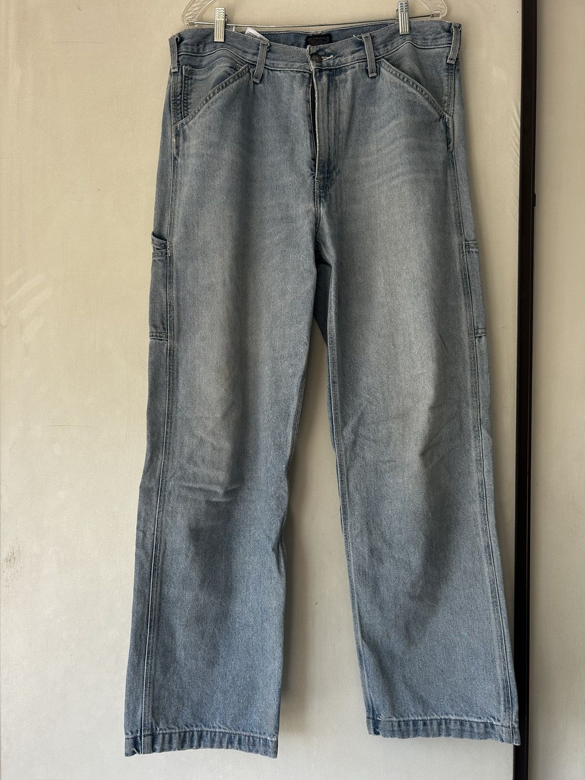 Levi's Levi’s Light Wash Wide Fit Carpenter Denim Jeans Size US 34 / EU 50 - 1 Thumbnail