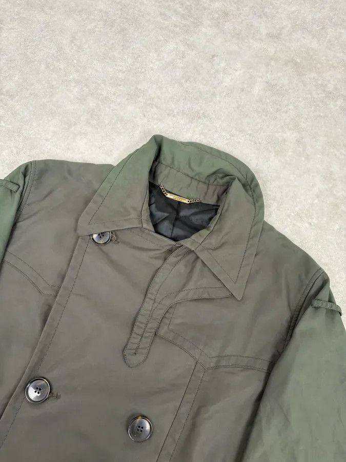 Dolce & Gabbana FW2005 Dolce & Gabbana Khaki Green Buttoned Trench Coat Size US M / EU 48-50 / 2 - 4 Thumbnail