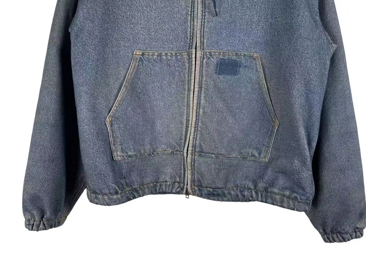 Beams Japan Beams Japan Original Knit Like Denim Hoodie Size US M / EU 48-50 / 2 - 4 Thumbnail